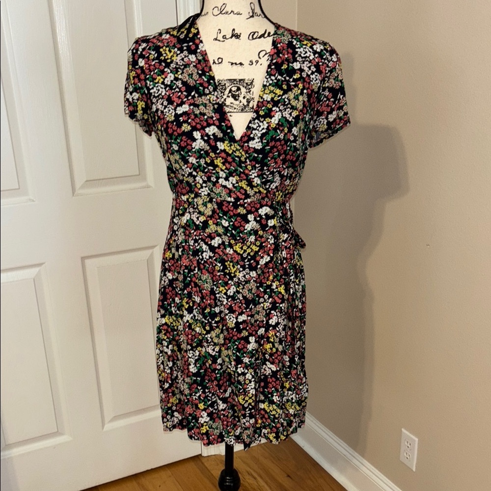 Floral Wrap Dress